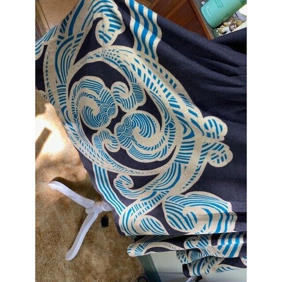 Ice Silk Women's Sz 2XL Black Stretch Pleated Bohemian Flutter Long Sleeve Dress - Picture 4 of 13